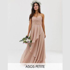 ASOS DESIGN Petite Maxi Bandeau Dress